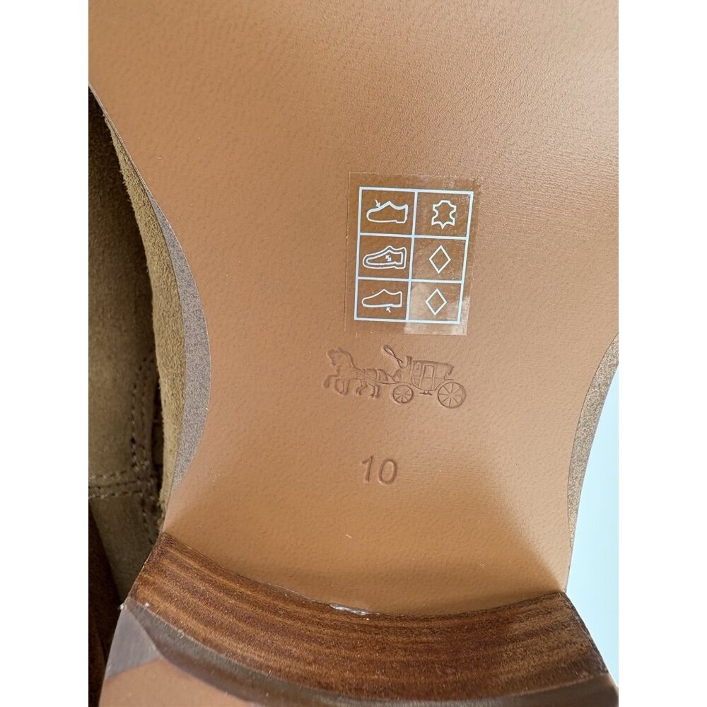 Coach Women's DEVIN BOOTIE Size 10 Leather Beige G 3325 MSRP $195.00 NEW - Picture 9 of 12